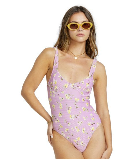 Billabong Womens Swimsuit Peaceful Petals Chloe One Piece