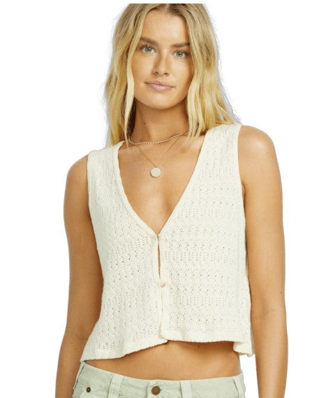 Billabong Womens Tank Top Needed Knit
