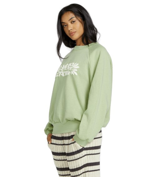 Billabong Womens Sweatshirt The Waves Crew