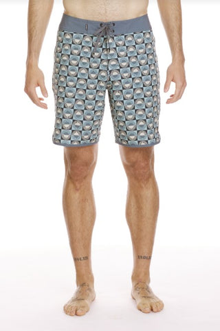Quiksilver Mens Boardshorts Surfsilk Scallop 19"