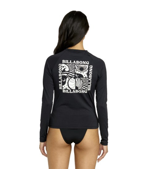 Billabong Womens Rashguard Sol Seacher Long Sleeve