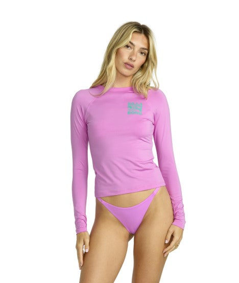 Billabong Womens Rashguard Sol Seacher Long Sleeve