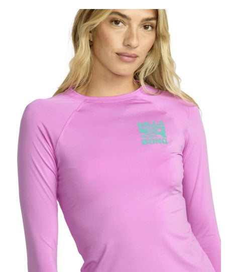 Billabong Womens Rashguard Sol Seacher Long Sleeve