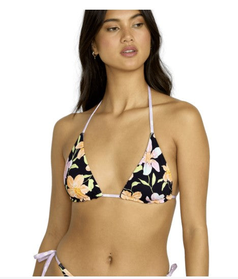 Billabong Womens Bikini Top Twin Sol Reversible Multi Tri