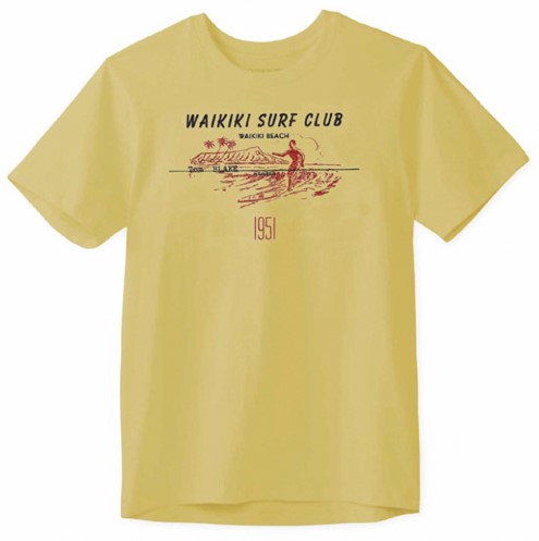 Outerknown Mens Shirt Tom Blake Waikiki Surf Club