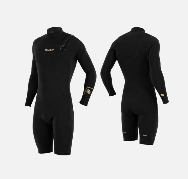 サーフィン・ボディボード FELLOW LONGCHEST ZIP SEMIDRY MLB Salvia Manera Mens Wetsuits SEAFARER Shorty Hybrid Long Sleeve Chest Zip