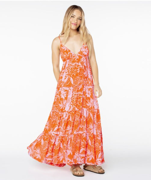 Roxy Womens Dress Warm Rays Maxi