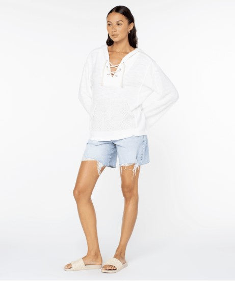 Roxy Womens Sweatshirt Pearling Poncho 2