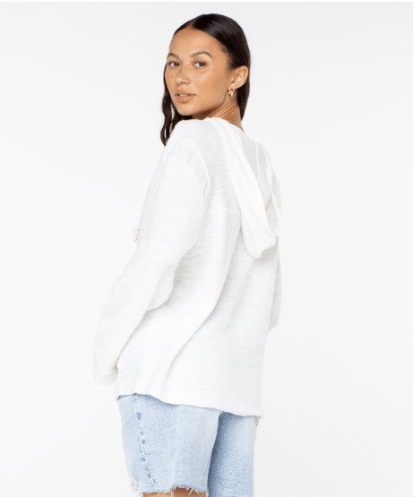 Roxy Womens Sweatshirt Pearling Poncho 2