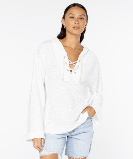 Roxy Womens Sweatshirt Pearling Poncho 2