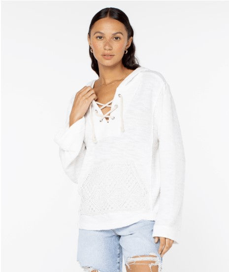 Roxy Womens Sweatshirt Pearling Poncho 2