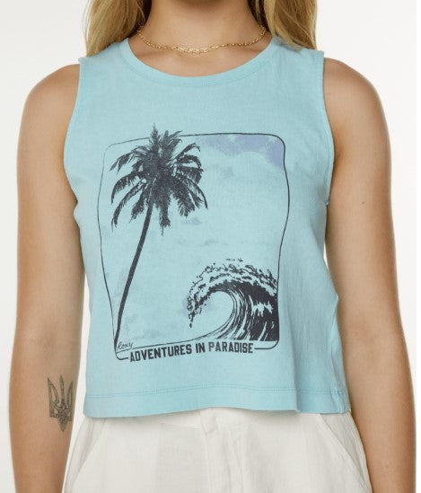 Roxy Womens Tank Top Adventures In Paradise Wildflower