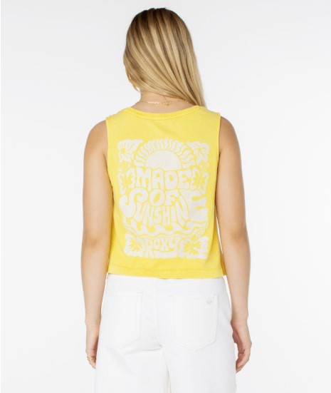 Roxy Womens Tank Top Made Of Sunshine Wildflower
