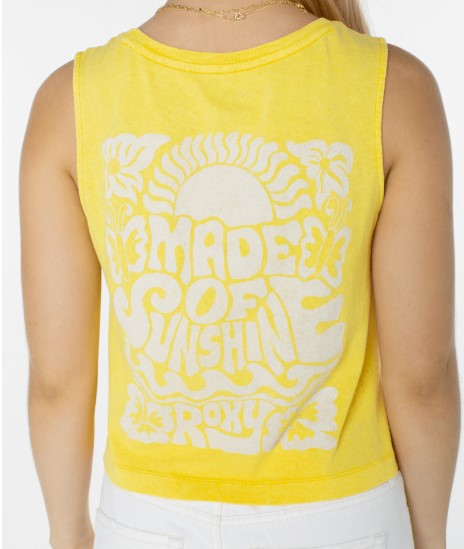 Roxy Womens Tank Top Made Of Sunshine Wildflower
