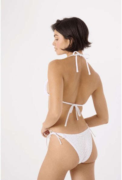 Roxy Womens Bikini Bottoms Crochet Tie Side Cheeky