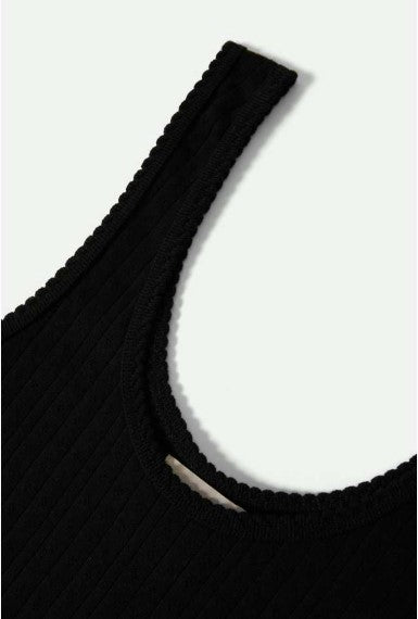 Brixton Womens Tank Top Pointelle Slim Fit