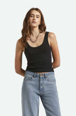 Brixton Womens Tank Top Pointelle Slim Fit