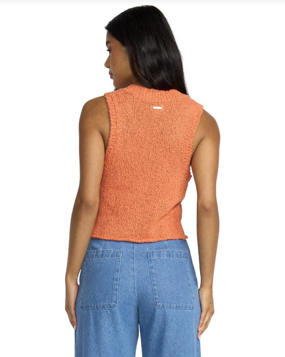 Billabong Womens Tank Top Gia Sweater Tank