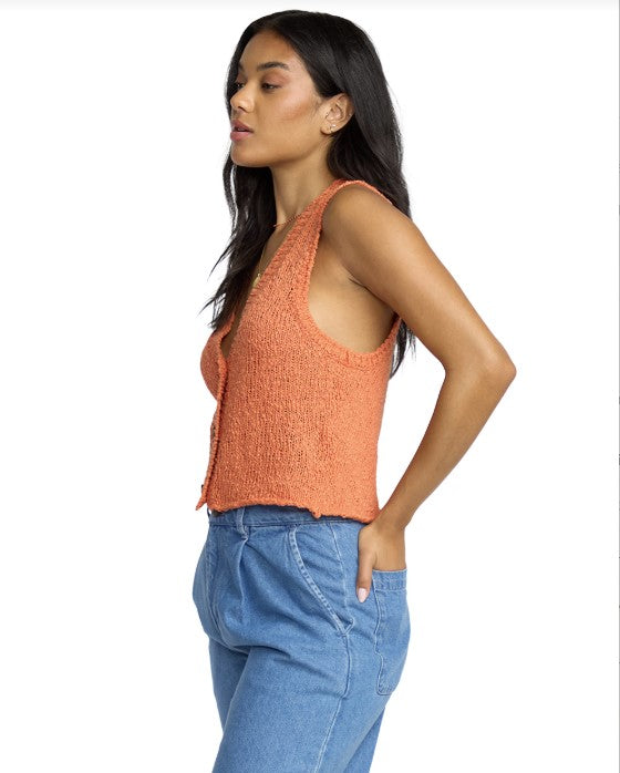 Billabong Womens Tank Top Gia Sweater Tank