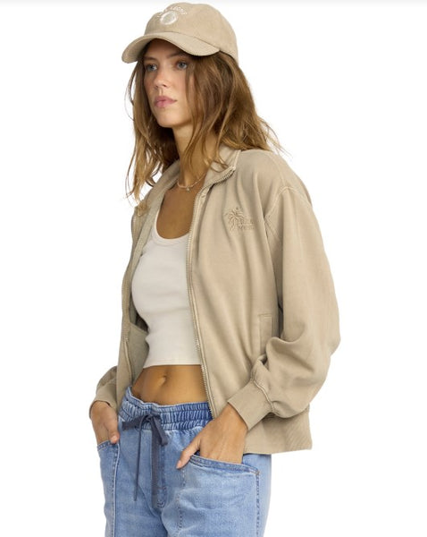 Billabong Womens Sweatshirt Sun Lit Zip Fleece