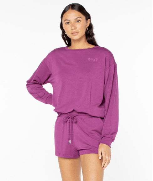 Roxy Womens Sweatshirt Surfing By Moonlight