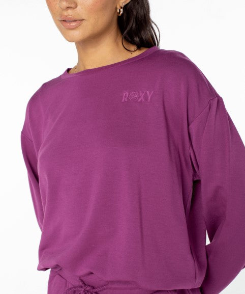 Roxy Womens Sweatshirt Surfing By Moonlight