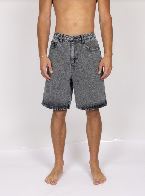 Rusty Mens Shorts Lucifer Loose Denim