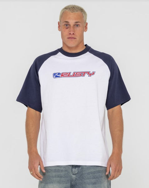 Rusty Mens Shirt Swagland Raglan