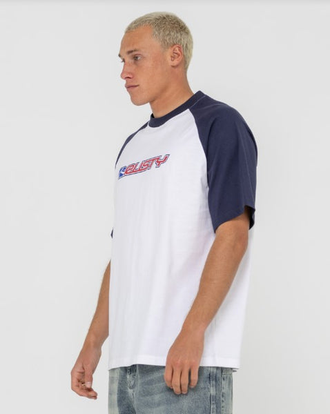 Rusty Mens Shirt Swagland Raglan
