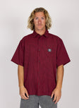 Rusty Mens Woven Worldwide Curve