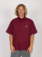 Rusty Mens Woven Worldwide Curve