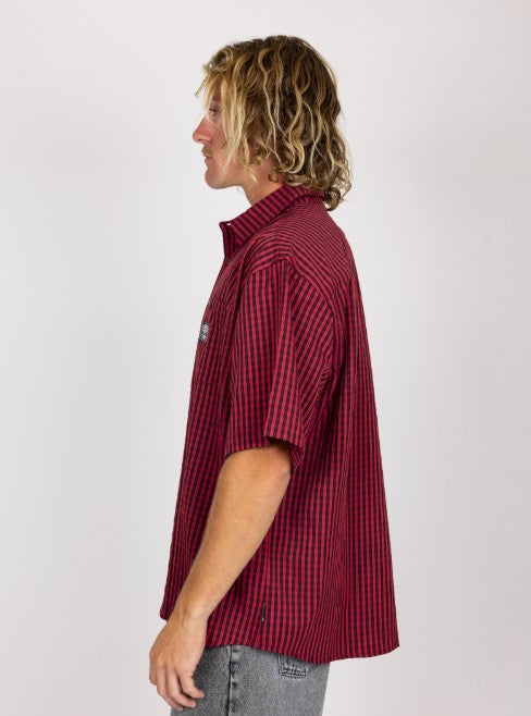 Rusty Mens Woven Worldwide Curve