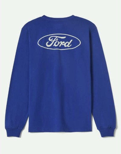 Brixton Mens Shirt Ford Built Tough Long Sleeve