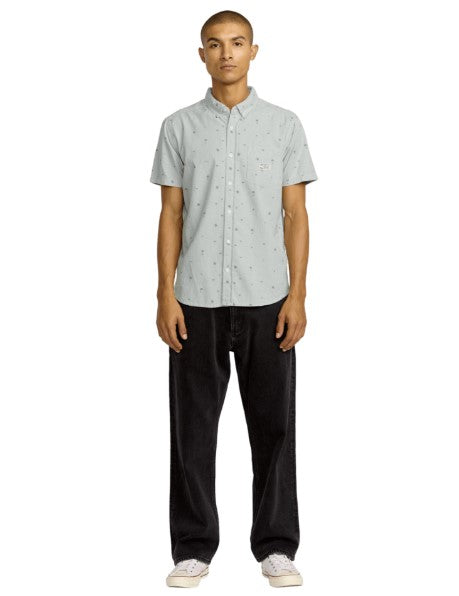 RVCA Mens Woven Exotica Seersucker