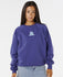 Rip Curl Womens Sweatshirt Luxe Surf Raglan Relaxed Crew
