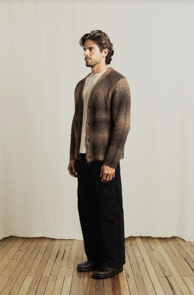 Rhythm Mens Sweater Essential Gradient Cardigan
