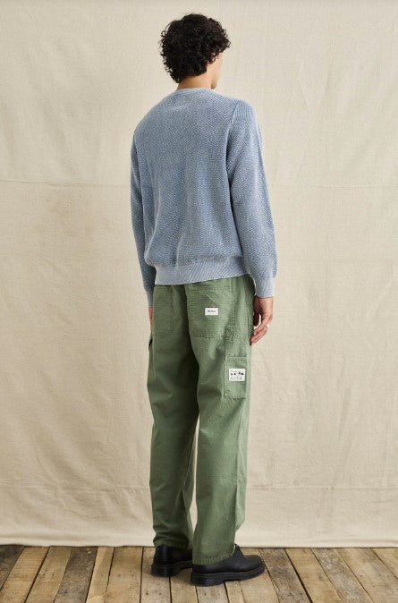 Rhythm Mens Shirt Polu Crew Knit