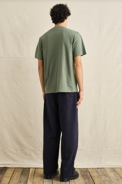 Rhythm Mens Pants Relaxed Wash Canvas
