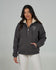Salty Crew Womens Sweatshirt Chompers Zip Sherpa Hoodie