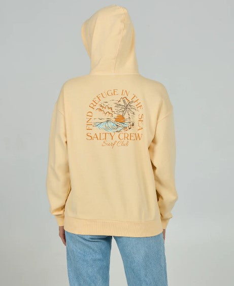 Salty Crew Womens Sweatshirt Surf Club Zip Hoodie