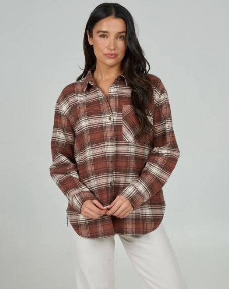 Salty Crew Womens Shirt Shore Break Flannel