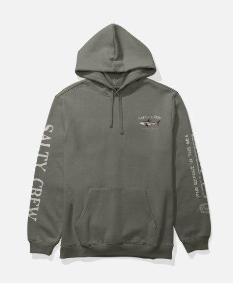 Salty Crew Mens Sweatshirt Bruce Hood Fleece