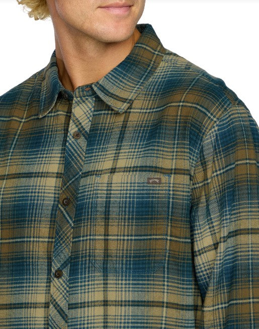 Billabong Mens Shirt Coastline Flannel