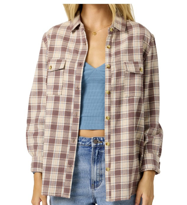Oneill Womens Shirt Brooks Flannel
