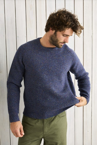 Rhythm Mens Shirt Scramble Crew Knit
