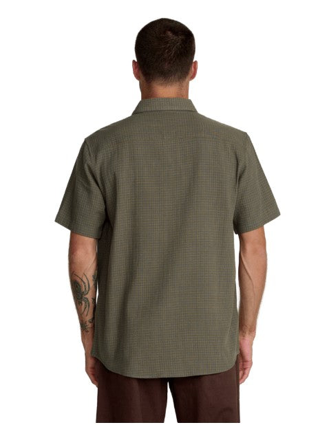 RVCA Mens Woven Costa Plaid