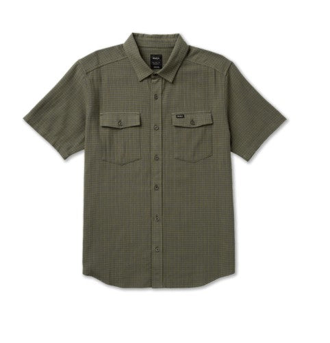 RVCA Mens Woven Costa Plaid