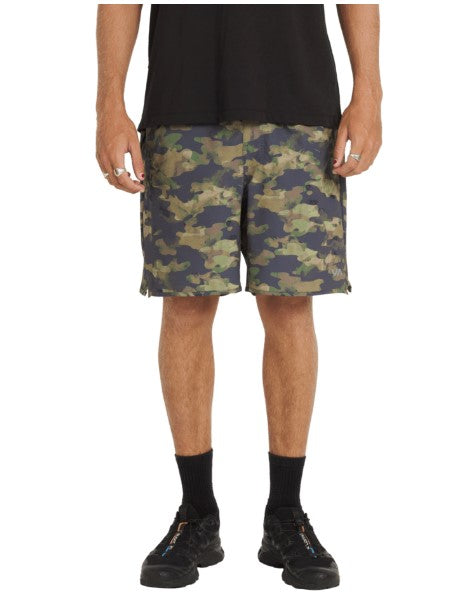 RVCA Mens Shorts Yogger Stretch Contrast 17"