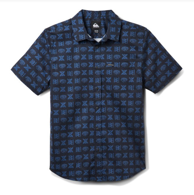 Quiksilver Mens Woven Stone Etch Classic Stretch