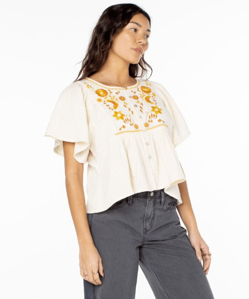 Roxy Womens Shirt Nico Top